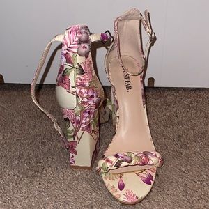 Floral heels